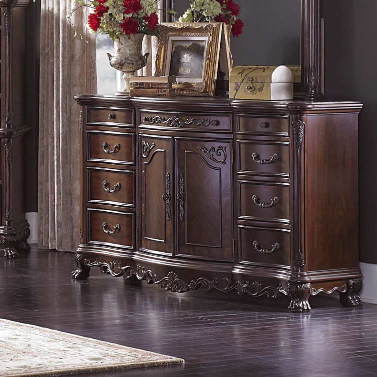 Lark Manor Ceja Solid Wood Four Poster Configurable Bedroom Set